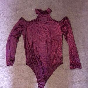 Ashley Stewart Velour body suit